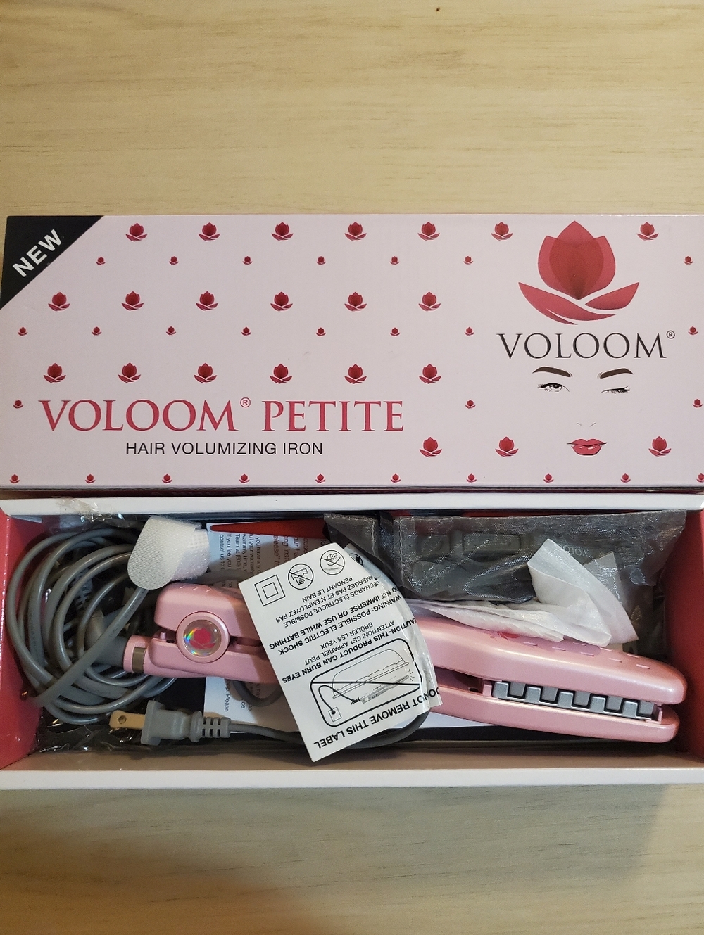 Voloom Pink Volumizing Ceramic Hair Iron - Picture 9 of 13
